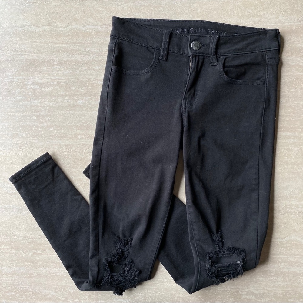 CLOSET CLOSING American Eagle Destroyed Jegging